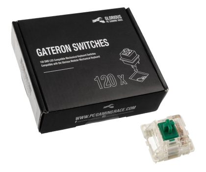 Przełączniki do klawiatury Glorious Gateron Green Switches (120 szt.)